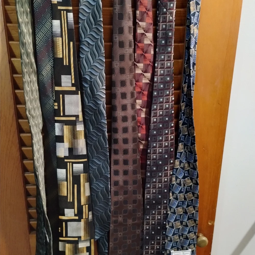 13 Men's Patterned Ties Set - Multicolor - Picture 3 of 5